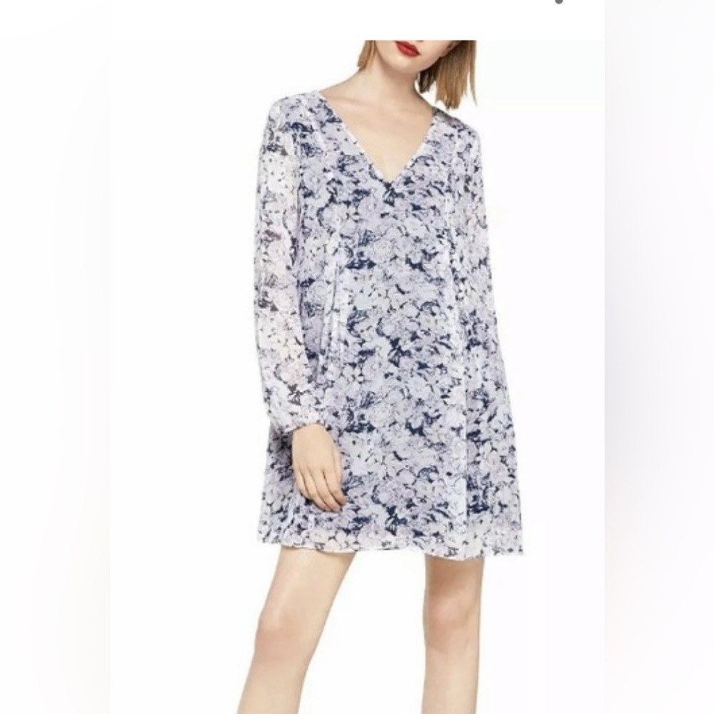 BGBGeneration | Floral Long Sleeve Shift Dress | Size L